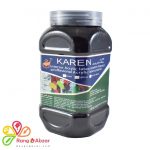 رنگ اکریلیک مشکی نیمه براق کارن یک کیلویی