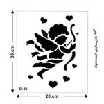 شابلون طرح هنری کد DI 29 ابعاد 30*20