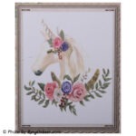 ترانسفر پارچه کادنس طرح اسب سایز A4