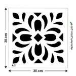 شابلون طرح مراکشی کد A 02 ابعاد 30*30