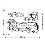 شابلون طرح هنری کد G 16 ابعاد 30*25