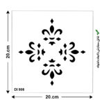 شابلون هنری کد DI 908 ابعاد 20*20