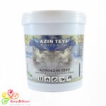 رنگ اکریلیک سفید نیمه براق آذین طیف یک لیتری