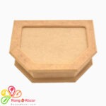 جعبه جواهر وسط ذوزنقه چوبی کد 040