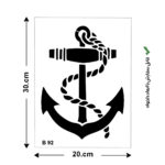 شابلون طرح کودک کد B 92 ابعاد30*20