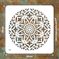 شابلون کد C 3 دایره کامل ابعاد 60*60