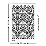 شابلون طرح مراکشی کد A 75 ابعاد 60*80