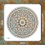 شابلون کد C 101 ابعاد60*60 دایره کامل