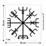 شابلون طرح هنری کد F 236 ابعاد 50*50