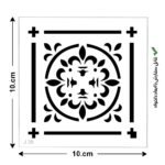 مینی شابلون کد J 39 ابعاد 10*10