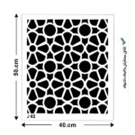 شابلون کد J 62 ابعاد30*30