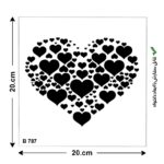 شابلون کد B 787 ابعاد 20*20