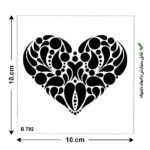 شابلون کد B 792 ابعاد 10*10