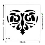 شابلون کد B 796 ابعاد 10*10