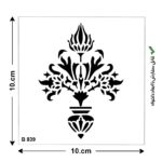 شابلون کد B 839 ابعاد 10*10