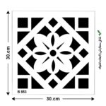 شابلون طرح پرشین کد B 853 ابعاد 30*30