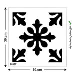 شابلون طرح پرشین کد B 857 ابعاد 30*30