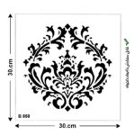 شابلون طرح مراکشی کد B 858 ابعاد 30*30