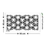 شابلون کد E 10 ابعاد 40*60