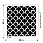 شابلون کد E 105 ابعاد 40*40