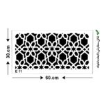 شابلون کد E 11 ابعاد 30*60