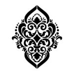 شابلون کد V 25 ابعاد 30*30