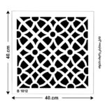 شابلون طرح پرشین کد B 1012 ابعاد 40*40
