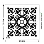 شابلون طرح پرشین کد B 900 ابعاد 30*30