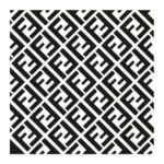 شابلون طرح فندی کد B 968 ابعاد 40*40
