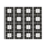 شابلون طرح مربع کد B 969 ابعاد 40*40