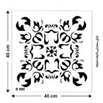 شابلون طرح پرشین کد B 980 ابعاد 40*40