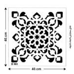 شابلون طرح پرشین کد B 983 ابعاد 40*40