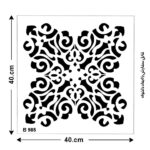 شابلون طرح پرشین کد B 985 ابعاد 40*40
