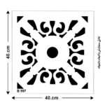 شابلون طرح پرشین کد B 997 ابعاد 40*40
