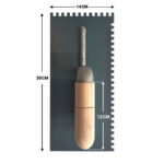 ماله شانه ای شیاردار
