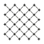 شابلون طرح تکرار شونده کد B 991 ابعاد 40*40