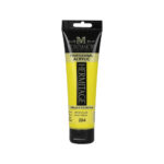 رنگ اکریلیک تیوپی مونمارت 100 میل کد 204 lemon yellow