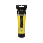 رنگ اکریلیک تیوپی مونمارت 100 میل کد 214 primary yellow