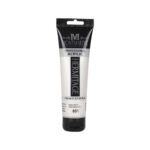 رنگ اکریلیک تیوپی مونمارت 100 میل کد 801 Peral white