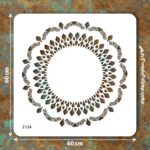 شابلون طرح ماندالا کد Z 124 ابعاد 60*60