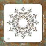 شابلون طرح ماندالا کد Z 127 ابعاد 60*60