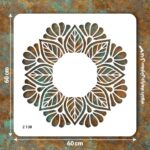 شابلون طرح ماندالا کد Z 130 ابعاد 60*60