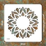 شابلون طرح ماندالا کد Z 131 ابعاد 60*60