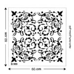 شابلون طرح پرشین کد B 999 ابعاد 60*60