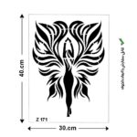 شابلون طرح هنری کد Z 171 ابعاد 40*30