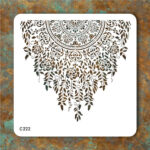 شابلون طرح ماندالا کد C 222