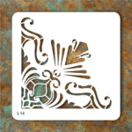 شابلون طرح کناره کد L 14