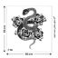شابلون طرح حیوانات کد Z 190 ابعاد 60*60