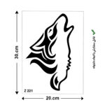 شابلون طرح حیوانات کد Z 221 ابعاد 30*20