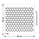 شابلون هنری کد Z 293 ابعاد 80*80